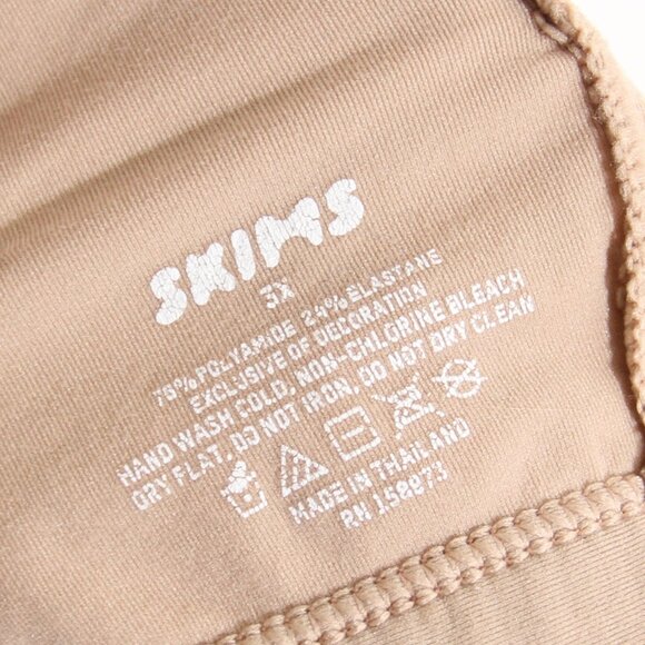 SKIMS Fits Everybody Scoop Neck Bralette Micha Clay Nude Beige Size 3X - Picture 11 of 12